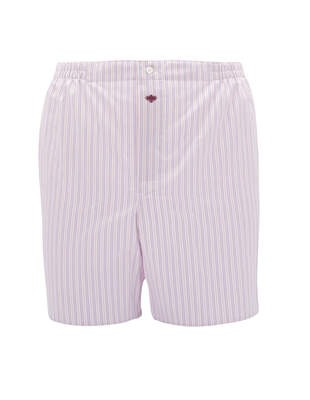 Pink Blue Black Striped Boxer Shorts