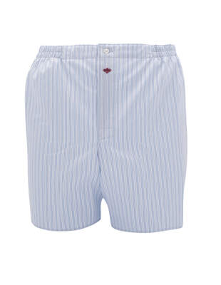 Blue and Black Striped Boxer Shorts