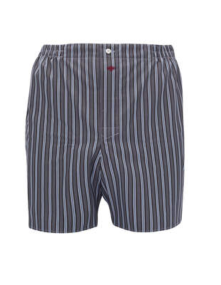 Black Grey Blue Striped Boxer Shorts