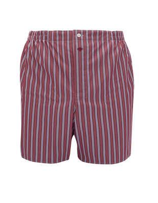 Red Blue White Striped Boxer Shorts