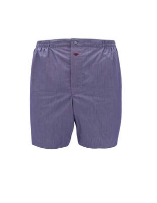 Dark Blue and Purple Striped Boxer Shorts