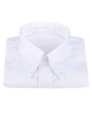 Bílá Hladká Košile University