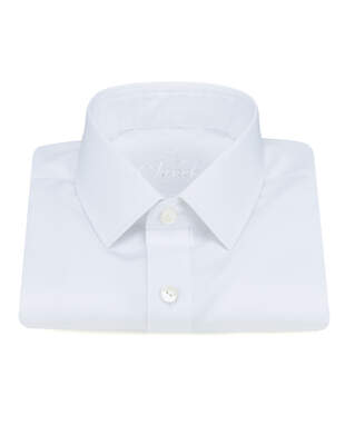 Bílá Hladká Košile Tiny