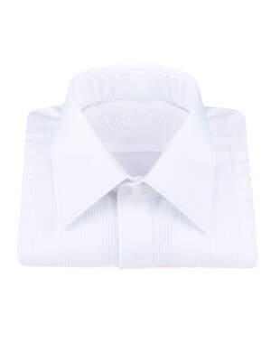 Bílá Smokingová Košile London - Kryté Zapínání