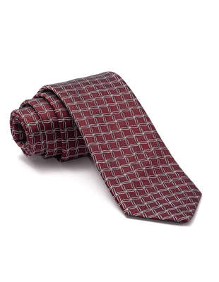 Vínová Kravata se Vzorem