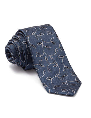 Modrá Kravata s Jemným Vzorem