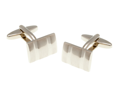 Obdélníkové Manžetové Knoflíčky s Pruhy