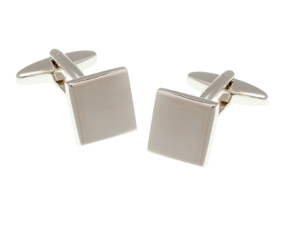 Čtvercové Manžetové Knoflíčky s Matným Povrchem