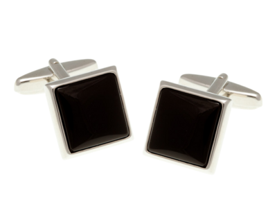Square Black Onyx Cufflinks
