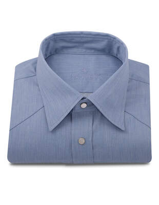 Světle Modrá Košile Denim