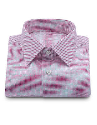 White and Red Checkered Shirt