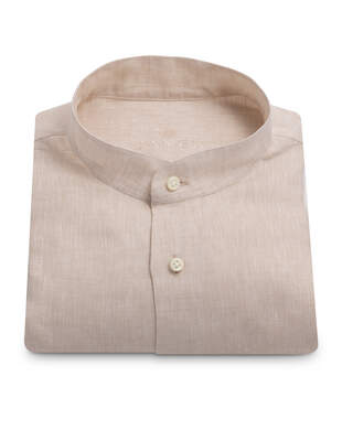 Beige Linen Shirt