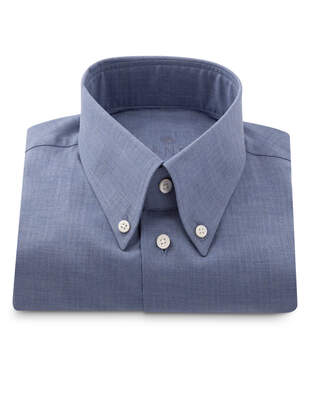 Modrá Košile z Lehkého Flanelu