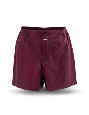 Bordeaux Boxer Shorts with Movember Mustache