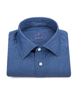 Modrá Košile Denim