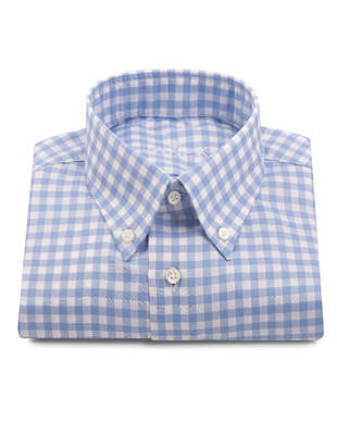 Modrobílá Károvaná Košile