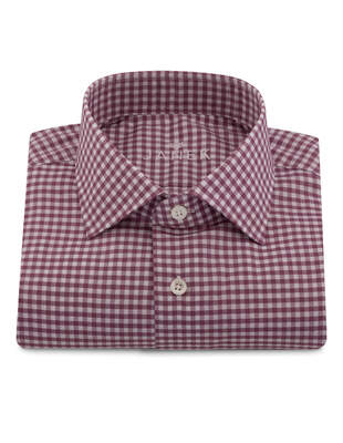 Bíločervená Károvaná Košile